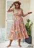 Boho Plus Size Breeze Maxi Dress For Women